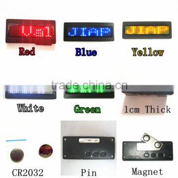 12V mini scrolling message led in-car sign