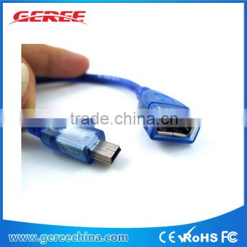 Good Mini USB B Male To USB A Female Extend Data Cable M/F