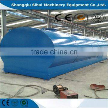 2015 New Design Tire pyrolysis machine/tire recycling machine/plastic pyrolysis plant