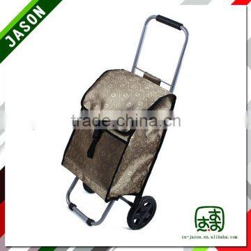 Pooyo Jacquard fabric folding shopping cart D2-11