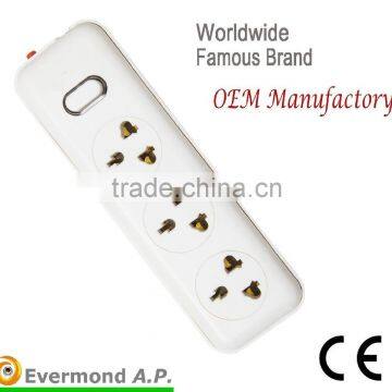 3-6 Ways 20A 110-240V Universal Extension Sockets Outlet
