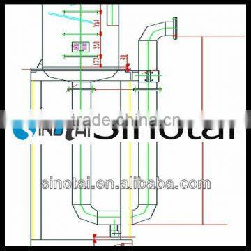 API !!! high quality ZYQ series drilling Mud gas separator for oilfield