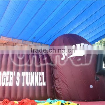 promotion large inflatable football helmet tunnel for sale