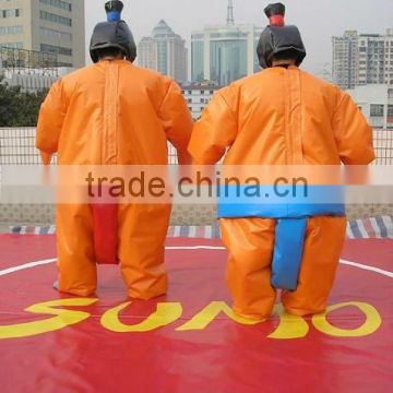 2016 Hot sales adult inflatable sumo wrestler costume sale