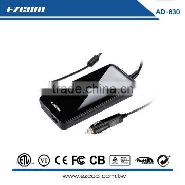 Dongguan factory 90W Universal Combo DC to DC and AC to DC Laptop adapter AD-830 (2 IN 1 car and home)