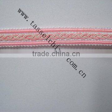 Lovely Pink Woven Gimp Braid Trim