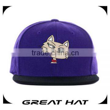 Custom simple blank Snapback Cap With Logo