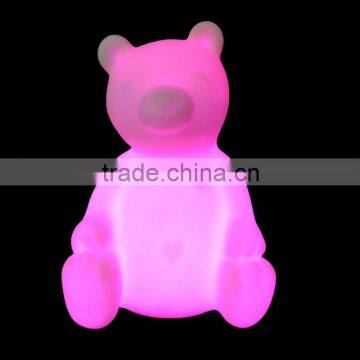 Battery operated mini led bear light for family decoration led lamp