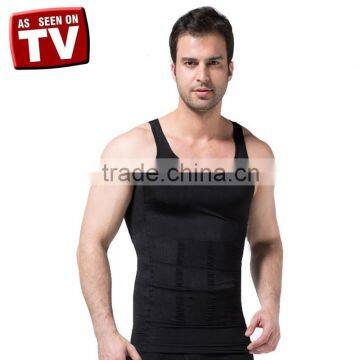 Wholesale Slimming Tummy Men Body Shaper Vest ,Belly Waist Shirt Underwear Shapewear
