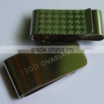 Laser engraved money clip,high quality money clip,stainless steel money clips for promotion