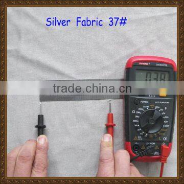 China supplier silver fiber anti radiation knitted fabric