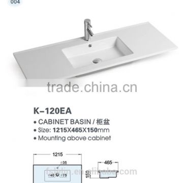 FOSHAN LELIN ceramic cabinet basin small size vanities top bathroom basin of LT-004