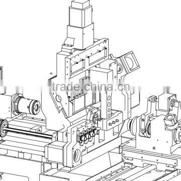 Swiss Lathe BSH205 5-Axis Gang Tool Type Precision CNC Lathe for Swatches and Mobile Parts photo-4