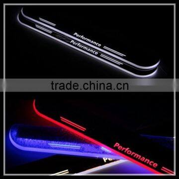 For BMW LED moving door scuff light for BMW F22 F30 F35 F33 F01 F02 F20 M6 F10 F18 E70 Car LED door sill plate