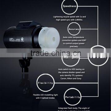 CONONMARK wholesale 600WS i6T digital camera studio outdoor camera flash light with transmitter