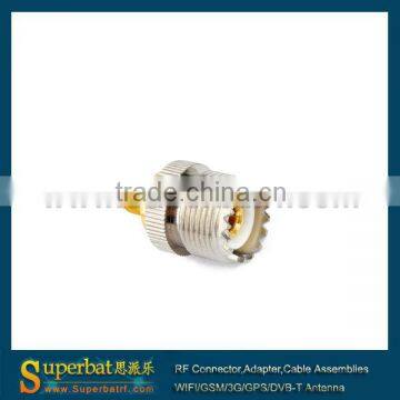 SMA female to UHF female adapter straight