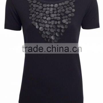 Knitted Ladies Blouse %50 Viscose - %50 Akrylic
