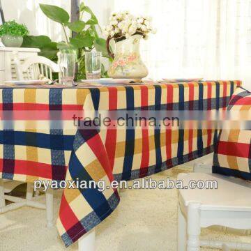 plaid vinly flannel backed tablecloth