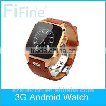 Fifine New Products 2015 Cheap W9 Smart Watch,W9 Smart t3G telephone watch wrist WIFI For Android Ios Phone