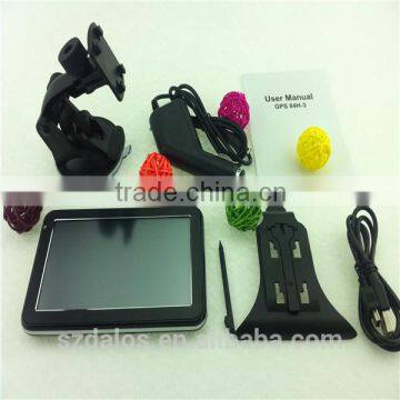 High quality support TF card storage 5 inch common resolution touch screen gps car navigation system in sale