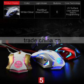 2016 Best Seller Computer Mice Mechanical Mice Optical Mouse Gold/black/white/red Available