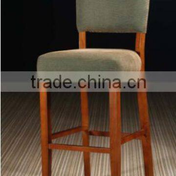 2016 Latest leather high back luxury bar stool