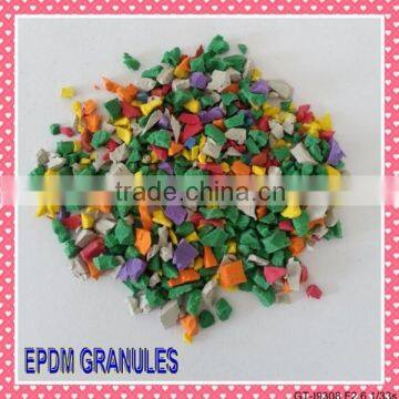 Hot sale EPDM Black Granules, Colored EPDM crumb rubber, EPDM granules for outdoor playground-FN-A-16081102