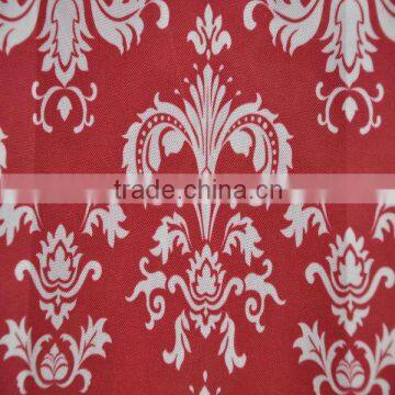 100% Polyester Tear-resistant Flower Printed Backing Bags Fabric With Pvc Coating photo-3