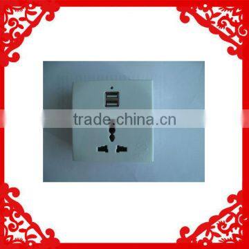 USB charging wall plate with Universal socket