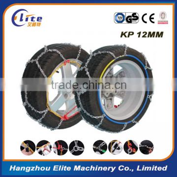 China ELITE KP12mm Steel Zinc Plated Snow Chains for Car