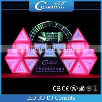 China TOP10 selling wedding dj system video booth, disco lights