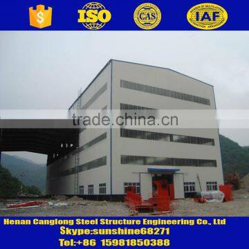 prefab galvanized steel structure building materials