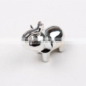 Wedding Favor and Souvenir--Silver - Finish Lucky Elephant Place Card Holders photo-2