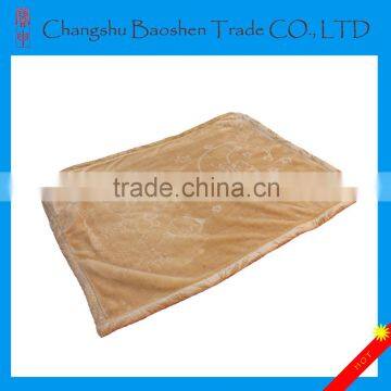 2 ply polyester carved flannel blankets