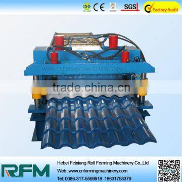 FX-960 glazed steel tile roll forming machinery