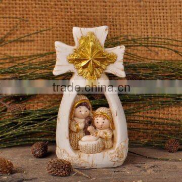 Religious resin figurine decoration