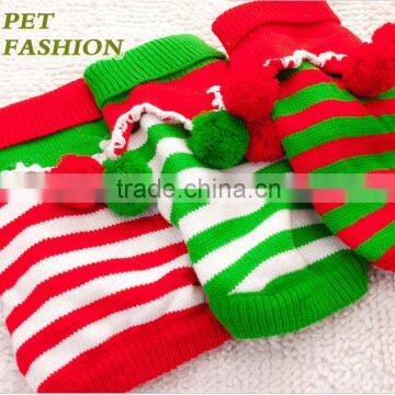 Dog /Pet Christmas Sweater Clothes/Holiday Red /Green Colorful Sweater Clothes/Dog Cute Christmas Sweater WInter Clothes