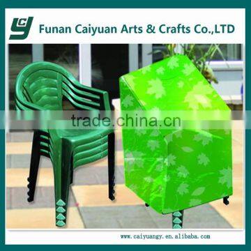 Waterproof and UV stack chair outdoor furniture cover