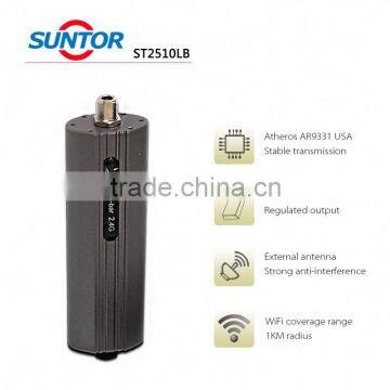 Suntor 2.4GHz OFDM 1-2 km wireless wifi hotspot with external antenna