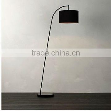 2015 creative simple metal fishing led floor lamp for indoor decorating