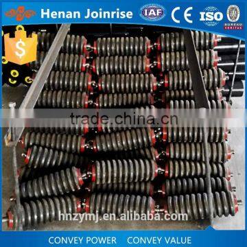 rubber disc conveyor impact roller