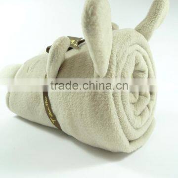 Lucky Cat With a Bow Polar Fleece Blanket photo-5