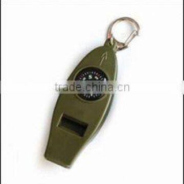 Multifunctional Compasses with Thermometer, Keyring, Whistle, and LED Light