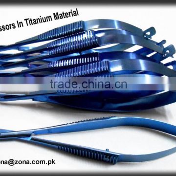 Titanium Eyelash Scissors / Light Weight & Extra Sharp Eyelash Scissors / Best Suppliers Of Scissors