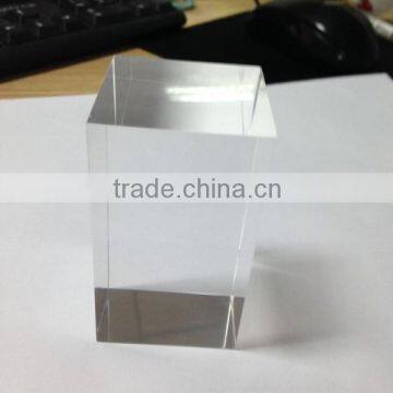 High transparent plexiglass cube
