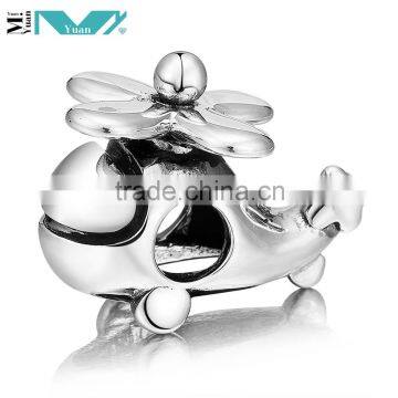 925 Sterling Silver "Helicopter" Charm Bead