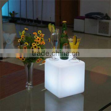 2016 hot promotional waterproof multi color changing small led cube light for outdoor use