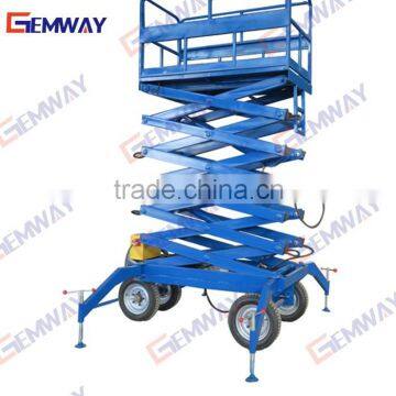 10m Lights repair trailing scissor lift working table