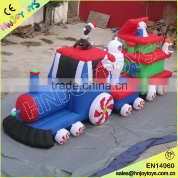 Outdoor Trains Christmas Inflatable Christmas Train Decoration