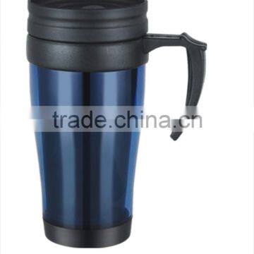 450ml double wall stainless steel auto mug